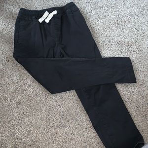 Boys black drawstring pants